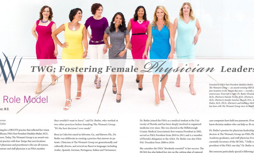 Dr. Madelyn Butler of The Woman's Group is named 'Role Model' in Tampa